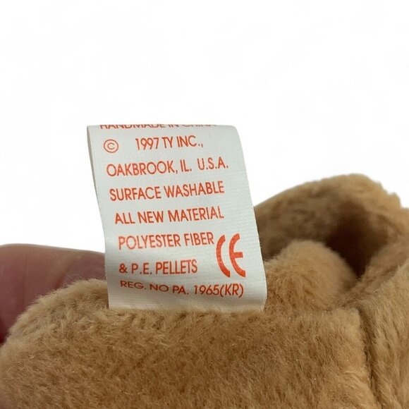 TY Beanie Babies "Spunky" The Spaniel 8" Plush Toy Collectible 1997 NWT - Picture 4 of 6